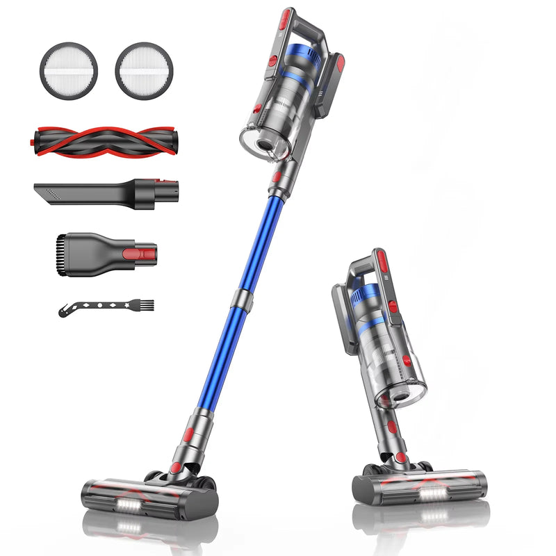 Buture JR500 Cordless Vacuum Cleaners Handheld 55 Mins 36000PA Suction Power Home Appliance 1.2L Dust Cup Removable Battery