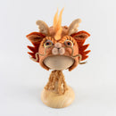 Newborn Wool Felt Fox Flower Bonnet Newborn Photography Props Baby Animal Floral Garden Hat Photo Shoot