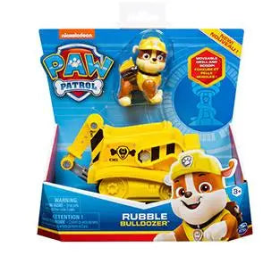 Original Paw Patrol Rex’s Dinosaur Rescue Vehicle with Collectible Action Figure Anime Doll Kids Toy Birthday Christmas Gift