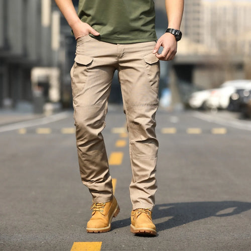 Cargo Pants For Men Men's Outdoor Elastic Loose Soft Pants Spring And Autumn Fashion Casual Japanese Work Trousers