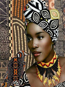 HUACAN 5D Diamond Painting New Arrivals African Woman Rhinestones Diamond Embroidery Cross Stitch Portrait Mosaic Sale Decortion