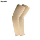 2PC Anti-sunburn Arm Sleeves Exposed Thumb Warmers Sports Sleeve Sunscreen Hand Cover Cooling Warmer for Running Fishing Cycling