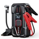 NEXPOW 3000A Car Jump Starter & Air Compressor - 12V 59.2Wh Portable Battery Booster with PD 30W Fast Charge, 150PSI Air Pump, S