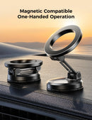 Joyroom Foldable Magnetic Car Phone Holder 360° Rotation Car Phone Mount One-Hand Operation For iPhone / 4.7-7.0 inch Phones