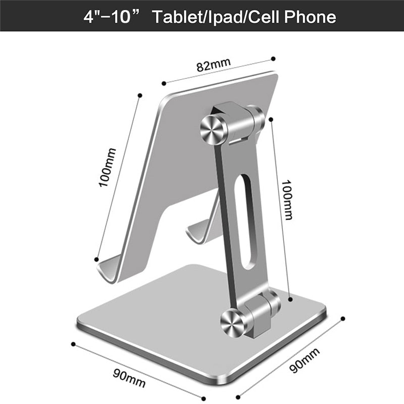 Metal Desk Mobile Phone Holder Stand For iPhone iPad Xiaomi Adjustable Desktop Tablet Holder Universal Table Cell Phone Stand