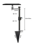 SH Adjustable Table Frosted Light Stand,Desk Mount Stand With Standard 1/4 Screw,Ball Head Use For Ring Light,Video,Projector