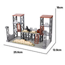 MOC City Series Building Blocks Figure Furniture House Kitchen Medieval Accessories DIY Bricks Set Christmas Toys for Kid Gifts