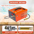 NUOGE 110V/220V PCP Air Compressor 4500Psi 30Mbar High Pressure Large Filter Oil/Water Free For Airsoft Submersible Bottles