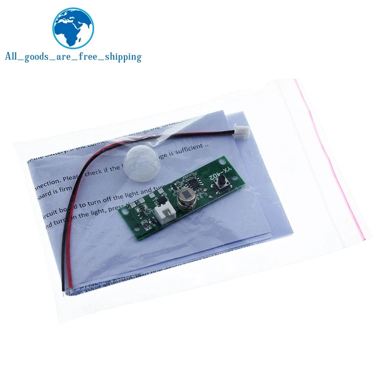 3.7V Human Infrared Induction Solar Light Circuit Board Solar Wall Lamp Control Board 3 Gear Modes PIR Sensor Module Controller