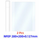 Nfep Film 280x200x0.127mm PFA Film For CREALITY HALOT PLAY LD006 HALOT SKY 2022 HALOT RAY HALOT LITE 3D Printer Parts