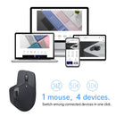 Rapoo MT760 Rechargeable Multi-mode Wireless Mouse Ergonomic 3200 DPI Easy-Switch Up to 4 Devices Bluetooth Mouse Office Mice