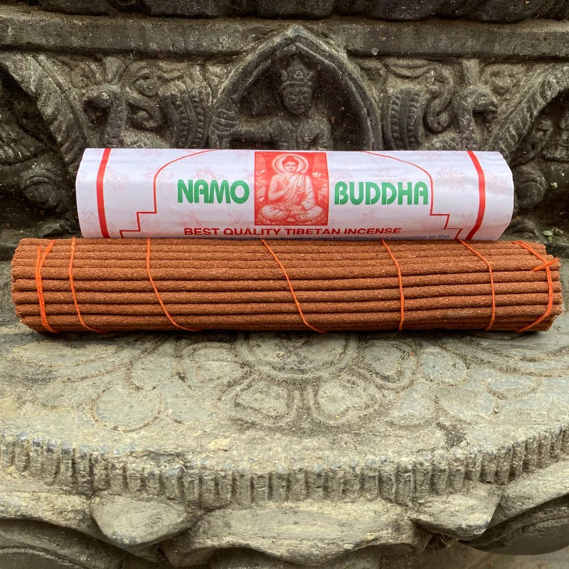 20cm Thread Incense Nepal Sakyamuni Buddha Tibetan Incense Natural Home Indoor Aromatherapy Soothe Spirit and Improve Sleep