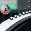 5/10/20PCS Cute Funny Black Elf Car Interior Decoration kawaii Auto Center Console Rearview Mirror Ornaments For Car Accessories