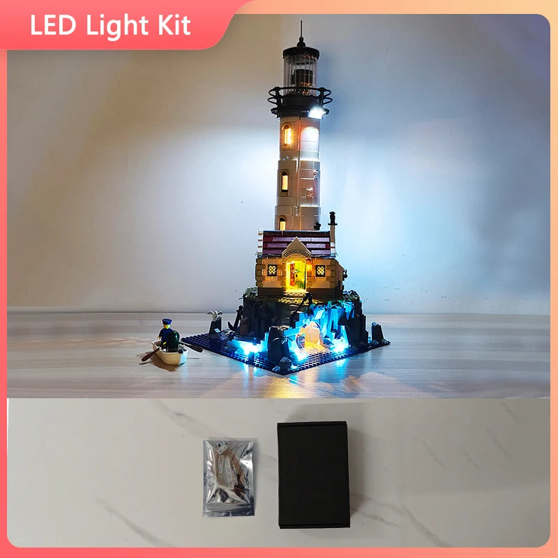 Led Light Kit For Motorised Lighthouse Compatible 21335 (only Lighting inlcuded)