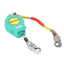 Self Retracting Lifeline 330lbs Fall Arrester Fall Protection with Alloy Steel Hook & Steel Wire Rope 23ft 7m