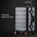 Large Capacity Trolley Suitcase Travel Bag Aluminum-magnesium Alloy Travel Suitcase Business Rolling Luggage