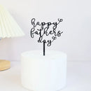 New Dad's Happy Birthday Cake Topper Golden Beer Super Dad High-grade Acrylic Father's Day Party Cake Toppers Dessert Decoration