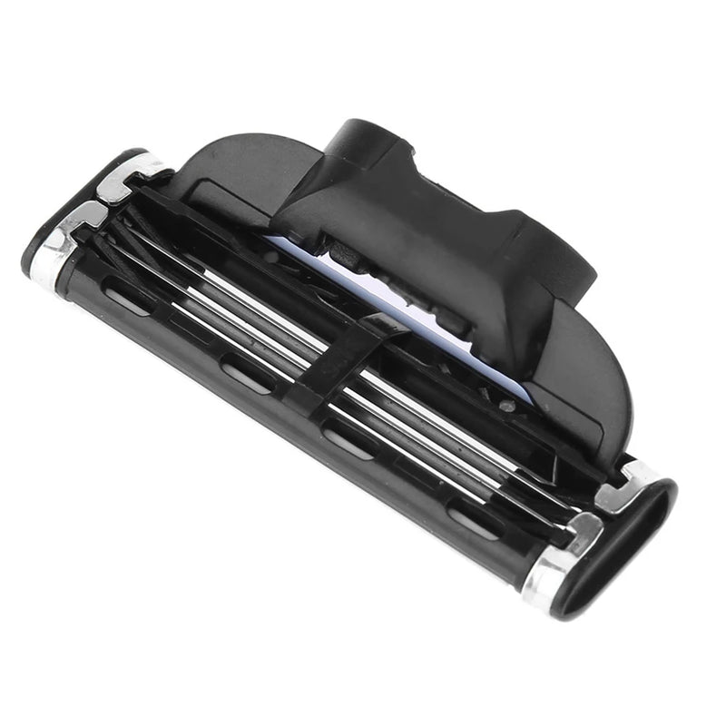 8-48pcs Stainless Steel Shaver Cutting Head 3 Layer Safety Razor for Gillette Mach 3 Replacement Refills Manual Razor Blades Gif