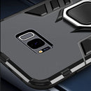 For Samsung Galaxy S8+ Case Armor PC Cover Metal Ring Holder Phone Case For Samsung S 8 S8 Plus Cover Shockproof Hard Bumper