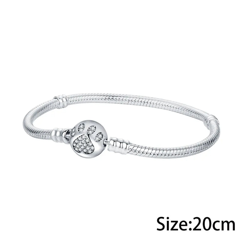 Hot Original Pendant S925 Sterling Silver Rabbit Charm Fit 3mm Bracelet Diy For Women Classic Easter egg beads Daily Gift Fine