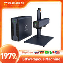 Cloudray 30W Raycus Fiber Laser Marking Machine For Cutting Jewelry Laser Cut Gold Silver Stainless Steel Copper Aluminum Sheet
