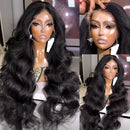 30 40 Inch Body Wave 13x6 HD Transparent Lace Front Human Hair Wigs Brazilian 200 Density 13x4 Frontal Wig Pre Plucked For Women