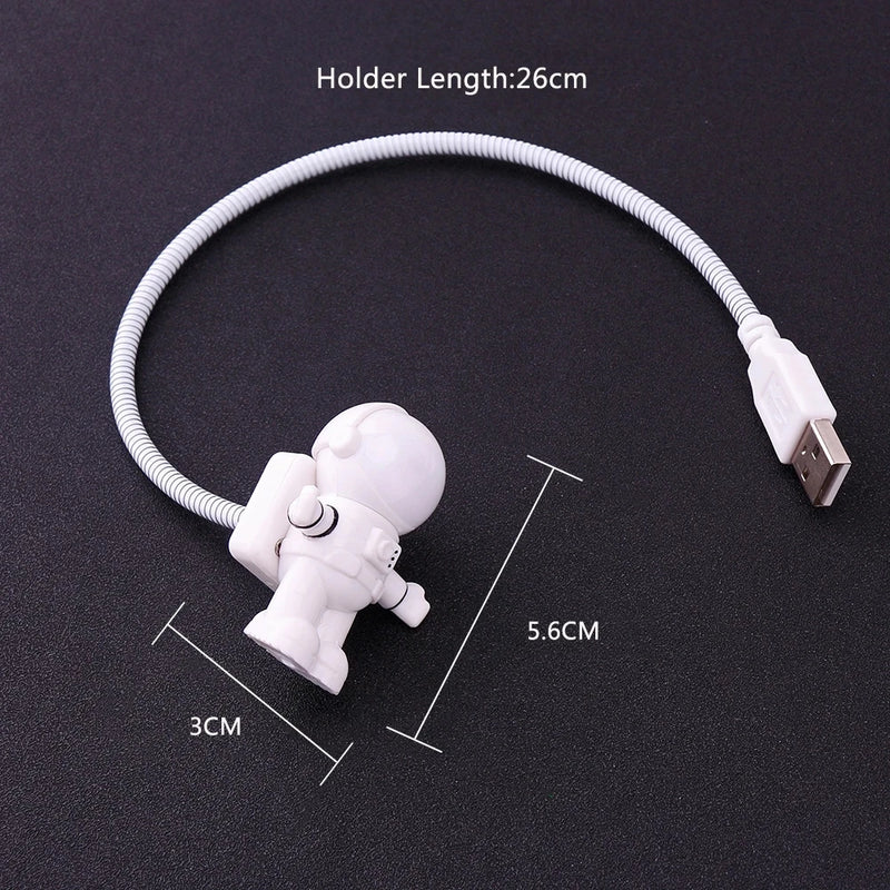 Portable USB Powered Night Light Reading Book Lights Astronaut Desk Lamp LED Light for Computer Laptop Keyboard Lighting Light