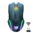 Onikuma 6400 DPI Wireless Gaming Mouse Breathing LED Optical USB 7 Buttons Pink Esport Gamer Computer Mice for Laptop PC CW905