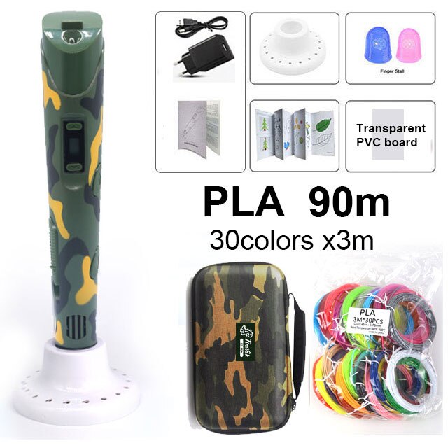 3D Pen 3D For Kids With 20/30 Colors PLA Filament ,3D Printing Pen, 3D Creative Toy Children&