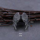 The Arcwing | Handcrafted Stainless Steel Angel Wings Pendant Necklace for Men & Women