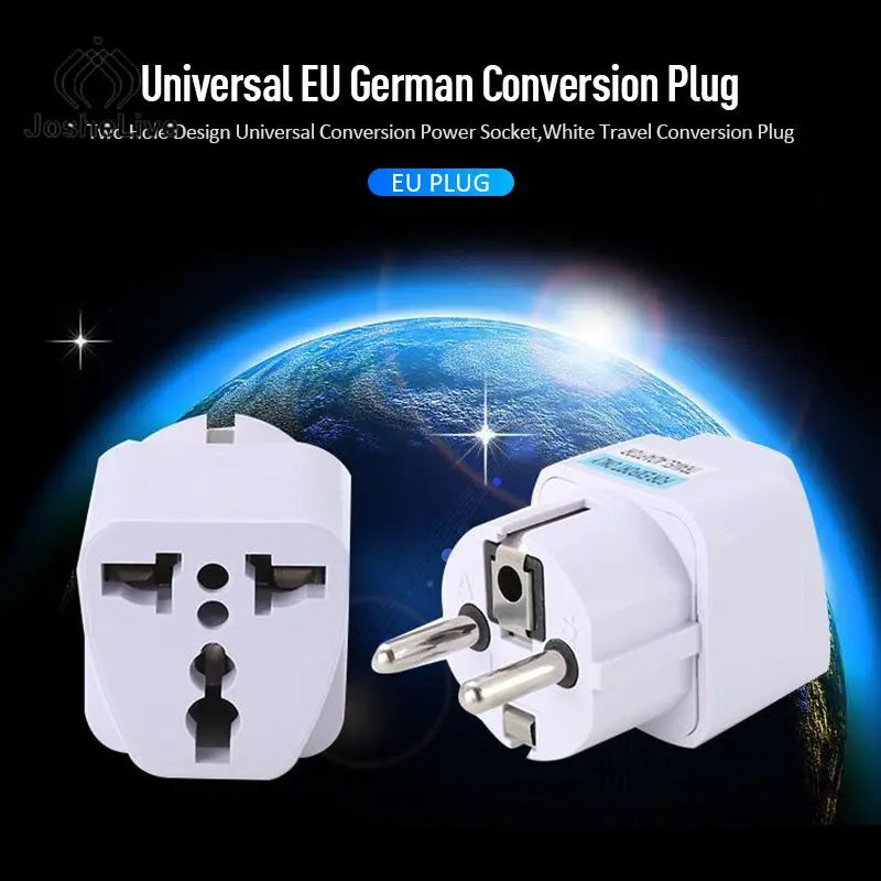 Universal EU Plug Adapter International UK US To EU Euro KR Travel Adapter Electrical Plug Converter Power Socket Wholesale