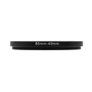 Camera Lens Filter Adapter Ring Step Up or Down Ring Metal for 55mm lens - 43 46 49 52 58 62 67 72 77 82mm UV ND CPL Lens Hood