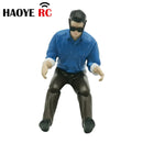 Haoye 1Pc Male/Female With/Without Sunglasses Truck Driver For RC Plane Car Truck Boat Hobby Toy Model Pilot Figure