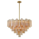 The Amber Atelier | Hand-Set Murano Glass Chandelier