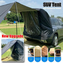 Car Trunk Tent Outdoor Self-driving Travel Barbecue Camping Small SUV Rear Extension Tent Thickened Waterproof Sunshade Tent