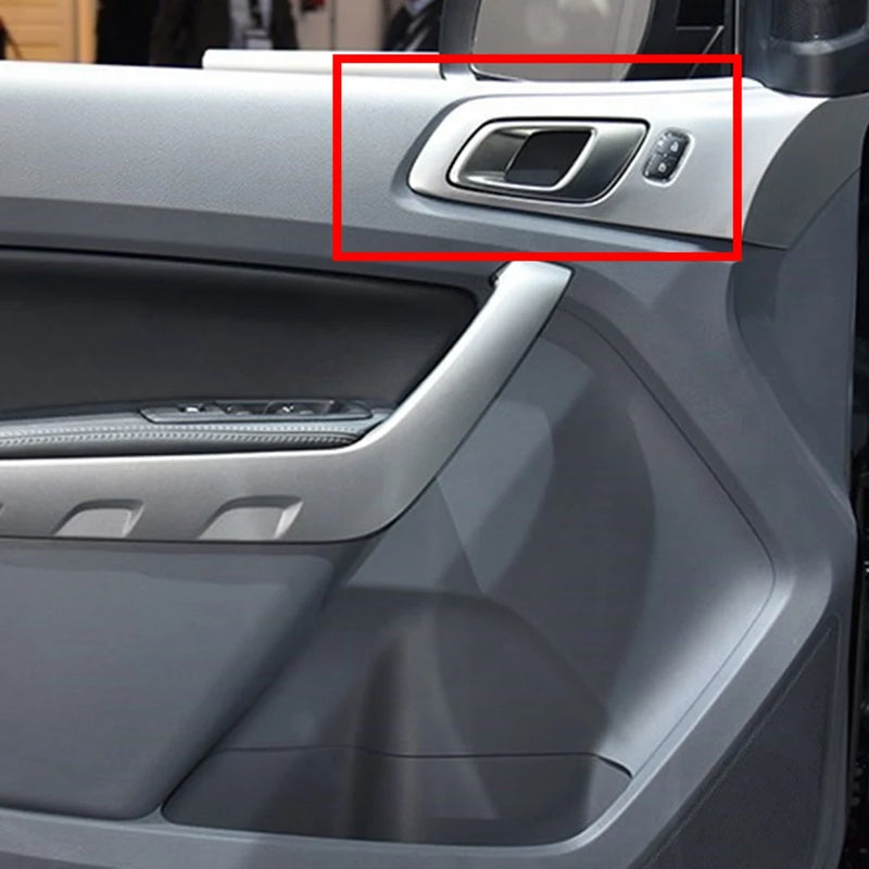 Right Car Interior Door Inner Handle for Ford Ranger 2012-2021 Everest 2015-2021 Mazda BT50 2012-2019 Silver Grey