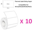 50x30mm Thermal Labels Phomemo M110 - Durable Waterproof Stickers Compatible Address Shipping Retail Shelf Tags Fade-Resistant