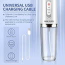 Oral Irrigator Portable Dental Water Flosser USB Rechargeable Water Jet Floss Tooth Pick 4 Jet Tip 220ml 3 Modes Teeth Cleaner