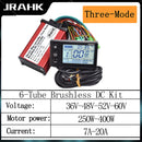 JRAHK 36V 350W S866 BLDC Controller Kit Electric Bicycle Controller 36V 15A 48V 350W Electric Scooter Accelerator 60V