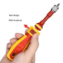 18 In 1 1000V Magnetic Screwdrivers Set with Magnetic Slotted Phillips Pozidriv Torx Bits Electrician Repair Tools Kit