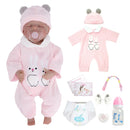 BRASTOY Reborn Bemalte Reborn Babypuppe Reborn 48cm Mädchen Daumen Silikonkörper Kann baden