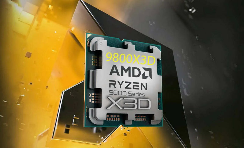 AMD Ryzen 7 9800X3D Processor 8-Core 16 Thread 104MB Game Cache Acceleration Frequency 9800X3D V-Cache Game Processor 5.2GHz CPU