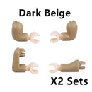 MOC Military Building Blocks Soldiers Figures Special Accessories Squatting Posture Arm Hand Kit Bricks Toys For Kid Gifts O020