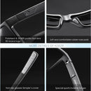 The Aviator's Edge | Polarized UV400 Sunglasses with Spring-Loaded Titanium Hinges