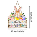 Easter Door Hanging Sign Multi-Purpose Front Door Welcome Happy easter Spring Wreath Sign for Friends Warm Gift kids favors