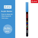Jupai 1PCS Acrylic Marker Pens Plumones 24Color Painting Stationery Ceramic Glass Fabric Graffiti Waterproof Water-based
