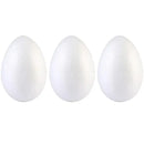 2/3/4 Pcs 15cm 20cm DIY Eggs White Foam Balls Eggs Easter Modeling Shapes Egg Ornaments Kids Painting Party Decorations