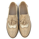 Flats Casual Shoes Women's Spring Autumn Genuine Leather Color Matching Tassel Loafers Oxford Shoes For Women Custom Shoes