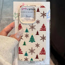 Shockproof Soft Cover Christmas Tree Snowflake Pattern Phone Case For iPhone 17 16 15 14 13 12 11 17 Pro Max Air XSMax XS XR X
