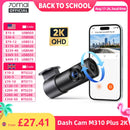70mai M310 Plus 2K Dash Cam 1440P Image Enhanced Night Vision f/1.55 Aperture 24H Parking Mode Smart Voice Control Car Camera